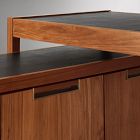 Hughes L-Shaped Desk with File &amp; Storage Cabinets (68") &amp; Tall Double Wide Bookcase Set
