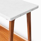 Reeve Mid-Century Marble Side Table (28")