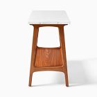 Reeve Mid-Century Marble Side Table (28")