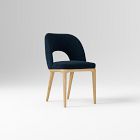 Open Box: Boerum Dining Chair - Performance Distressed Velvet Midnight, Blonde