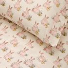 Pink Chicken Vintage Bunnies Sheet Set