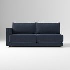 Open Box: Melbourne Left-Arm 2 Seater Sofa - Performance Chenille Tweed Midnight