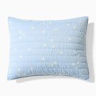 Embroidered Daisy Cotton Quilt &amp; Shams