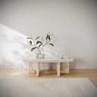 Taliferro Travertine Coffee Table (48")
