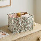 Pink Chicken Quilted Floral Diaper Caddy