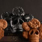 Terracotta Flower Skeleton Object