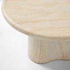 Menorca Faux Travertine Outdoor Coffee Table (32")