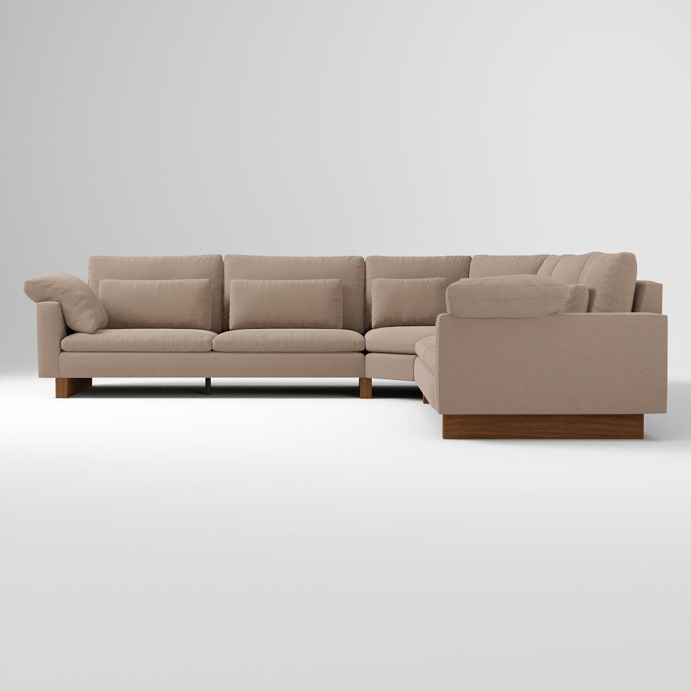 Harmony 2.5-Seat 3-Piece Wedge Sectional, 126