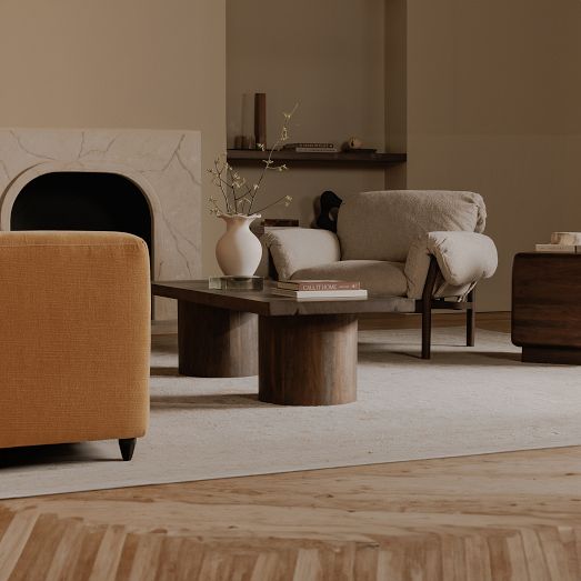 Carrie Reclaimed Wood Coffee Table (60") by West Elm