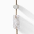 Pink Chicken Rattan Balloon Sconce (11")