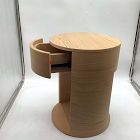 Open Box: Claremont Round Nightstand (15") - Blonde
