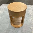 Open Box: Claremont Round Nightstand (15") - Blonde