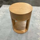 Open Box: Claremont Round Nightstand (15") - Blonde