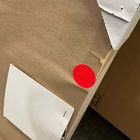 Open Box: Crossed Paths Framed Wall Art, Version II - Pickled White