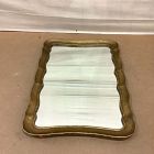 Open Box: Elwell Marble Side Table (16") - White Banswara, Vintage Brass