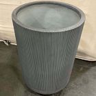 Open Box: Textured Radius Ficonstone Indoor/Outdoor Planter, Standard Entry (20" x 29") - Charcoal