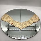 Open Box: Candice Luter Glissando Double Reflection Wall Mirror (30" Diam.), Set of 2