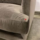 Open Box: Haven Sofa (60"W, 39"D), Bench Cushion - Deluxe Velvet Slate