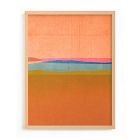 Open Box: Horizons Framed Wall Art by Minted for West Elm (18" x 24"), Horizons I - Natural Wood