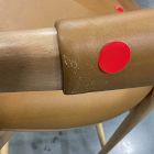 Open Box: Irvine Leather Counter Stool (27") - Ludlow Leather Sesame, Blonde