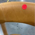Open Box: Irvine Leather Counter Stool (27") - Ludlow Leather Sesame, Blonde