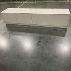 Open Box: Emilia Media Console (80") - Haze in Glossy Lacquer