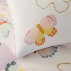 Flying Butterfly Reversible Cotton Duvet Cover &amp; Shams