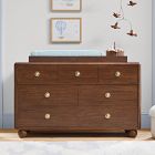 Joseph Altuzarra Sphere Foot 7-Drawer Wide Dresser with Removable Topper (56")
