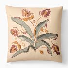 Earthy Garden Stitch Pillow Cover &amp; Throw Set