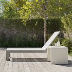 Portside Outdoor Textilene Chaise Lounge &amp; Syros Side Table (19") Set
