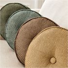Corduroy Chenille Round Pillow