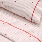 Ladybug Stripe Cotton Sheet Set