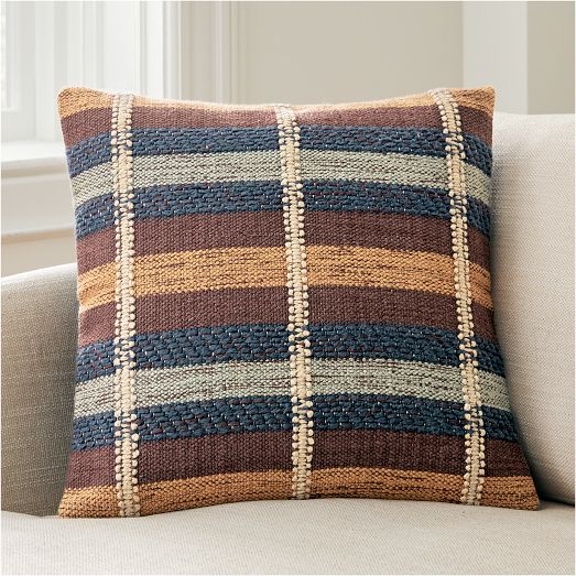 Chunky Grid Texture Pillow Cover by West Elm