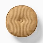 Corduroy Chenille Round Pillow