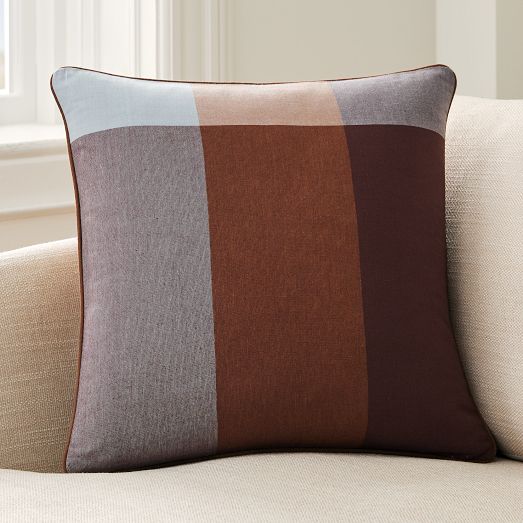 Cotton Colorblock Pillow Cover by West Elm