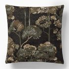 Chenille Jacquard Treescape Pillow Cover