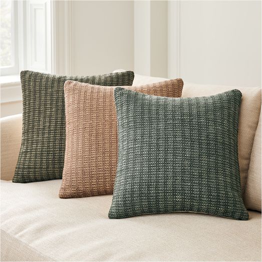 Mixed Slub Texture Pillow Cover by West Elm