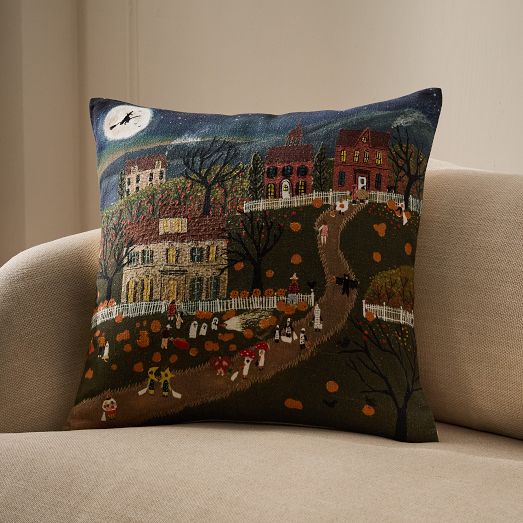 Nicole Cicak Halloween Harvest Pillow Cover by West Elm