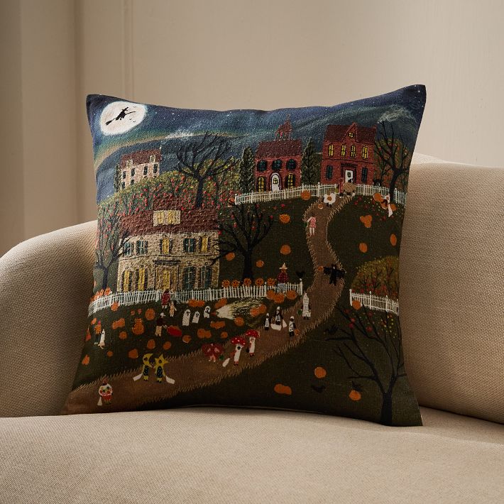 Nicole Cicak Halloween Harvest Pillow Cover | West Elm