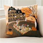 Nicole Cicak Spooky Mansion Pillow Cover