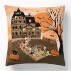 Nicole Cicak Spooky Mansion Pillow Cover