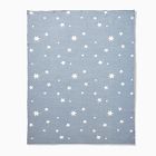 Star Chambray Reversible Baby Quilt