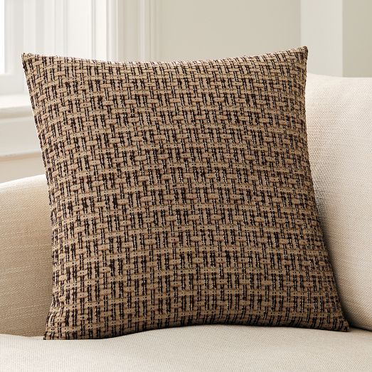 Tweed Broken Stripe Pillow Cover by West Elm