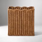 Scallop Rattan Bin