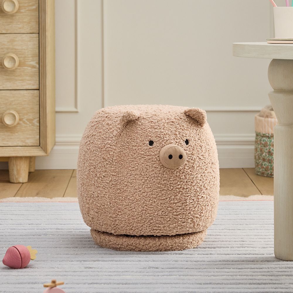 Pig Swivel Ottoman by West Elm
