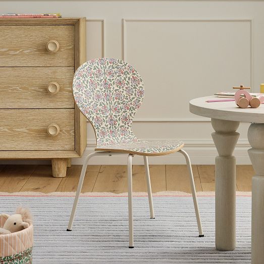 Stackable Pink Chicken Scoop Chair by West Elm