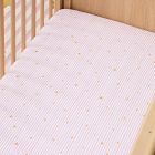 Star Stripe Cotton Crib Fitted Sheet Bundle (Set of 2)