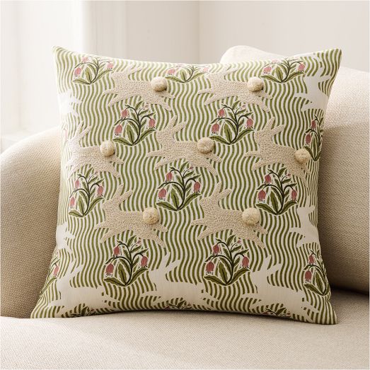 Frolic Floral Pillow Cover by West Elm