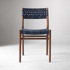 Giles Woven Leather Dining Chair