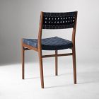 Giles Woven Leather Dining Chair